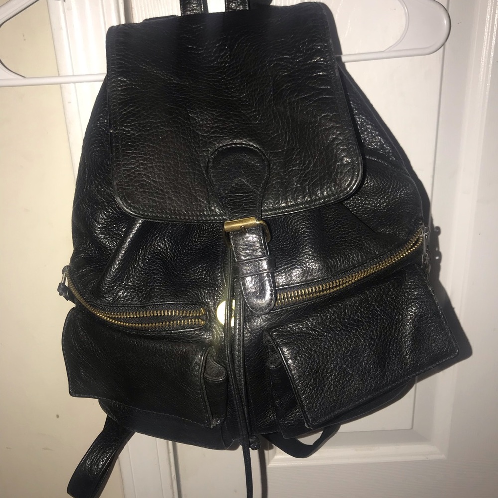 Tannery west leather backpack purse